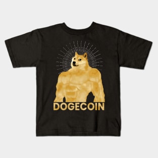 dogecoin strong Kids T-Shirt